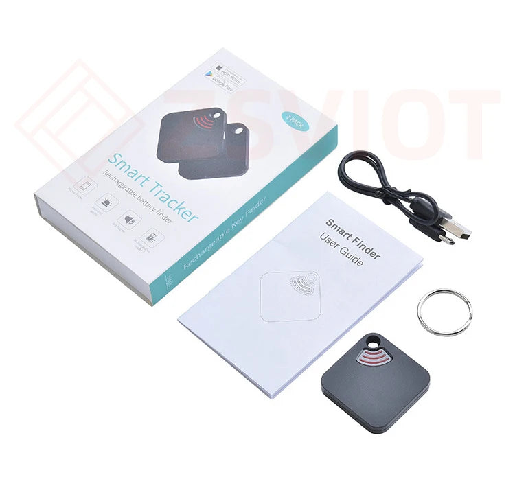Tuya Smart Tracker Device  Mini  Tag Key Child Finder Pet Tracker Location Bluetooth Tracker Smart Tracker Vehicle Anti-lost