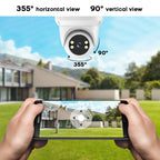 Tuya Smart  Security Camera 3MP HD Indoor Infrared Night Vision IP Cam Person/Vehicle Detection Home Dome Surveillance Camera