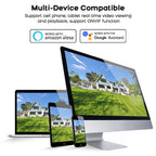 Tuya Smart  Security Camera 3MP HD Indoor Infrared Night Vision IP Cam Person/Vehicle Detection Home Dome Surveillance Camera